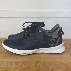 Footjoy FJ Fuel Sneaker navy spikeless golf shoes women’s size 8.5